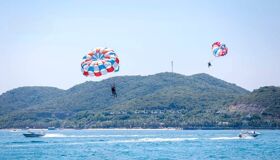 Parachuting  in Nha Trang Beach